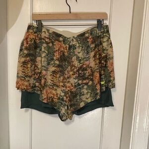 SHEFIT Multicolor Floral Women's Athletic Shorts